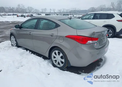 2013 Hyundai Elantra Limited from USA, damaged, VIN 5NPDH4AE0DH234708